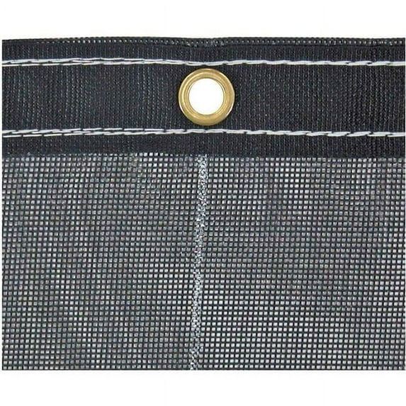 Black Mesh Tarp - 7 x 20 ft.