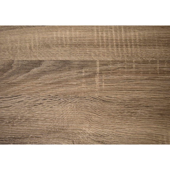 Black Metal Base Desk with Taupe Finish | Suitable for Home Office Laptop Work | Benefit from Trapezoid-shaped Legs Look