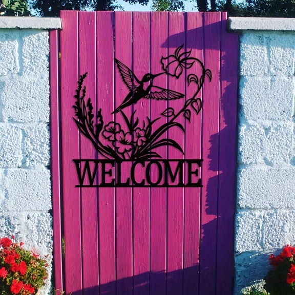 Black Metal Bird Wall Art Hummingbird Owl Butterfly Decor Home Indoor Outdoor Living Room Bedroom Patio Wall Hanging Unique Gift Idea Modern Home DecorationWall Decoration Rust-Proof and Durable