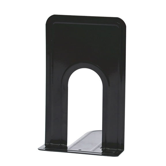 Black Metal Bookend, Non-Slip Heavy Duty for Office Bookshelf, By Meiiso, Large Inventory!