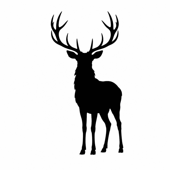 Black Metal Deer Wall Art, Outdoor Garden Decor, Black Animal Metal Wall Sculpture for Patio Living Room Bedroom Indoor, Waterproof Hanging Art,12inch