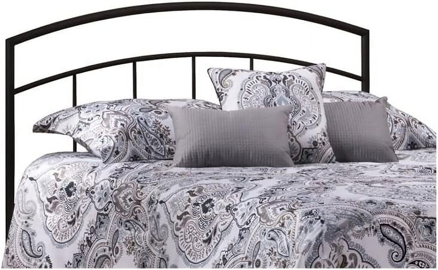 Black Metal Headboard Queen Size