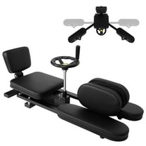 Black Metal Leg Stretcher Machine for Home Gym, 400 LBS Heavy Duty Split Machine Training Equipment, Split Adjustable Silent Wheels 38.5x16.5x15 Inch
