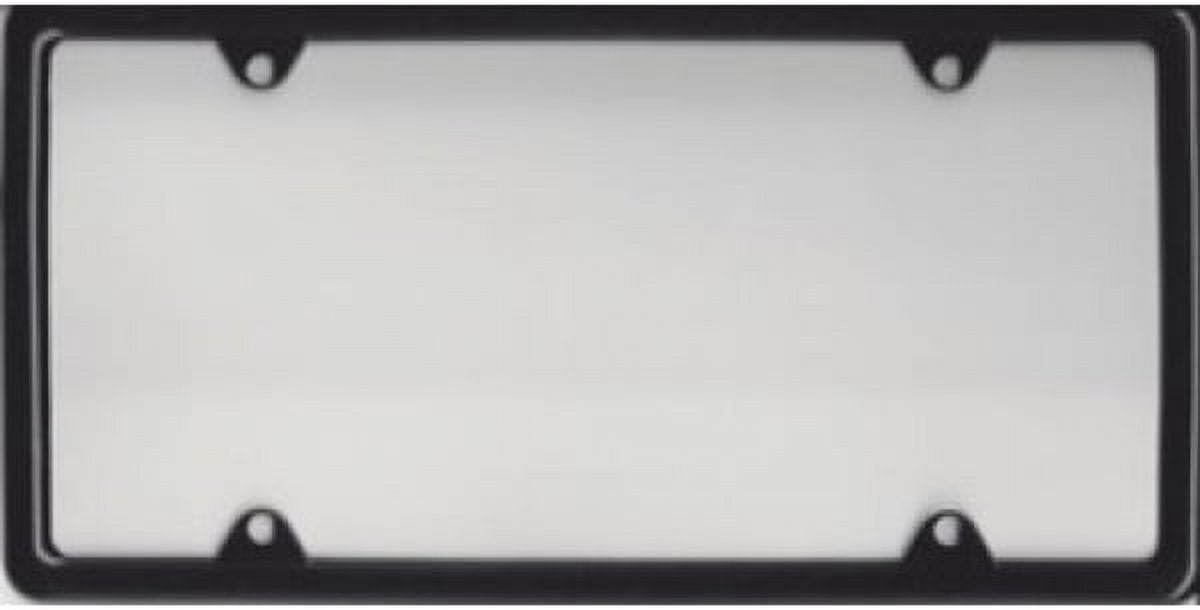 Black Metal License Plate Frame - 100 pack