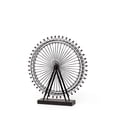 thumbnail image 1 of Black Metal London Eye Sculpture, 1 of 6