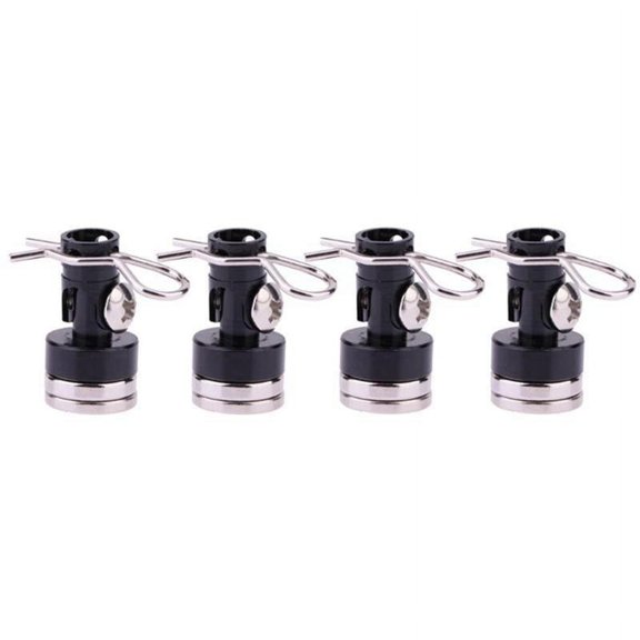 Black Metal  Magnetic Car Shell Pillar RC Car Shell Mounting Pillar for 1/10  SCX10 TRX4 D90
