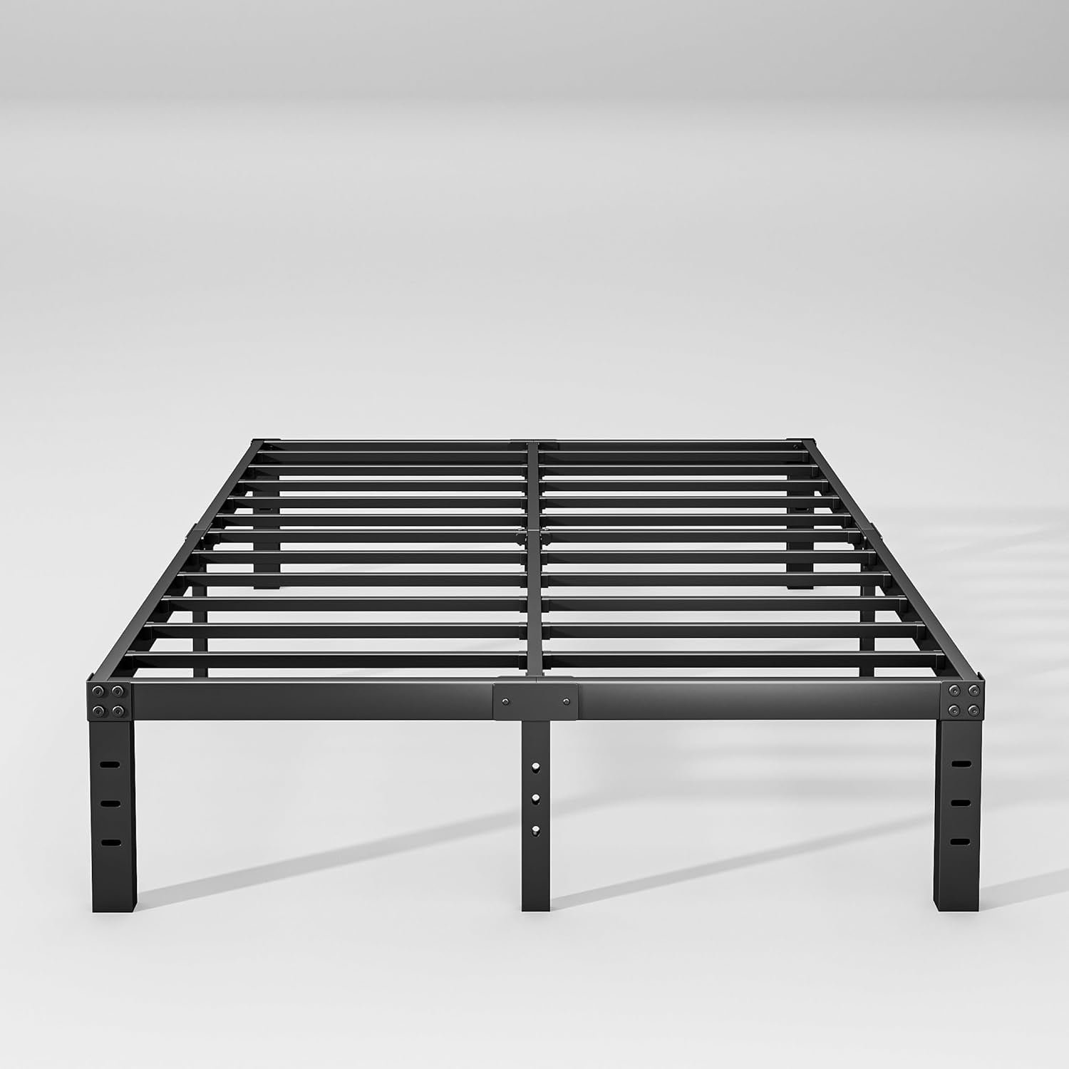 Black Metal Platform Bed Frame,Sturdy Steel Frame,Support up to 3500lbs