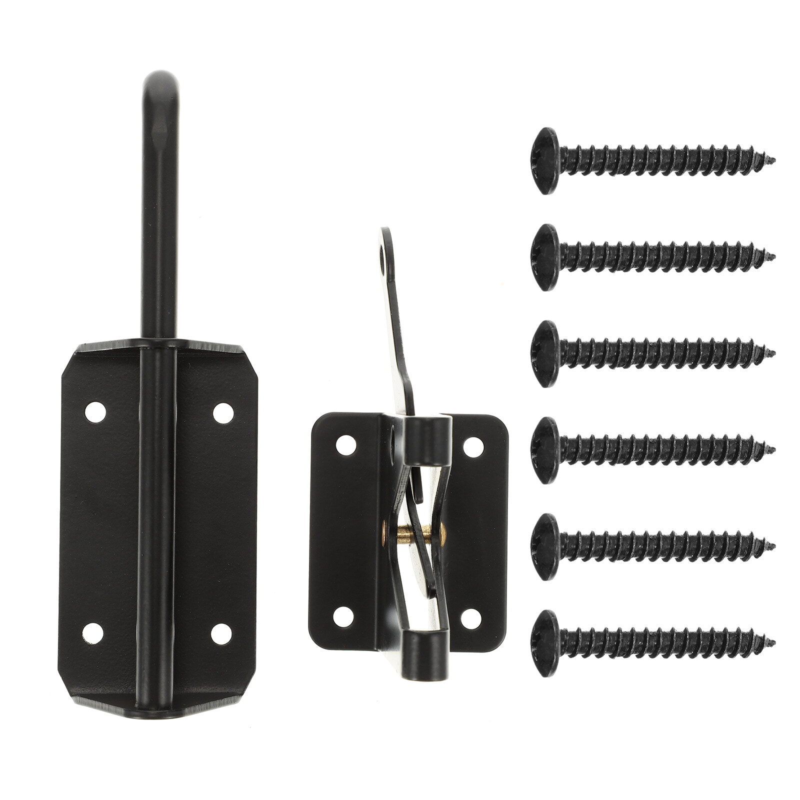 Black Metal Plug Stainless Steel Gate Lock Heavy Duty Padlock