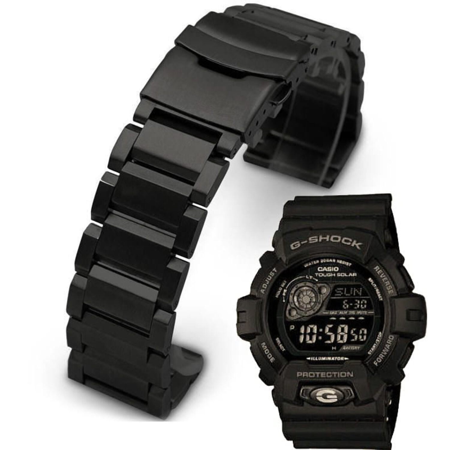 Banda de Reemplazo de Metal Negro para Reloj Casio Peru Ubuy
