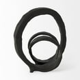 thumbnail image 1 of Black Metal Ribbon Loop Sculpture, 1 of 6