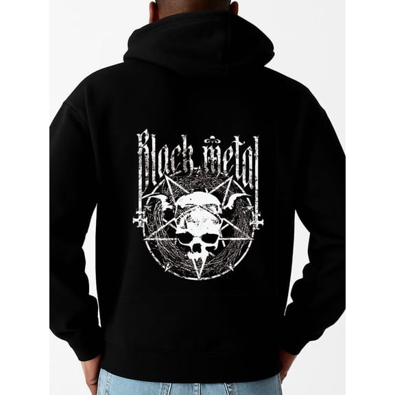 Black Metal Skull funny hoodies skeleton for men sweater hoodie black Spring Summer Outdoor & Home Wear high quality idk 3d Unique Design Unisex Shirt Graphic Tee tshirts