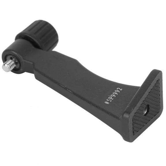 Black Metal Telescope Adapter with 1/4 Inch Screw for Binoculars and Tripod
