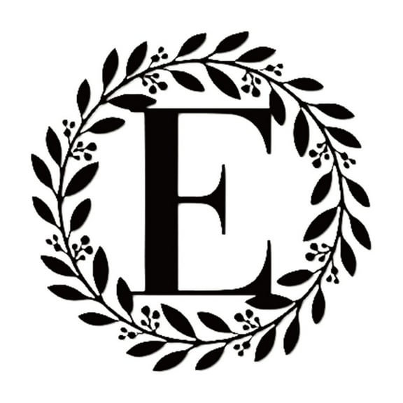 Black Metal Wall Decoration with Letters for Home Decoration