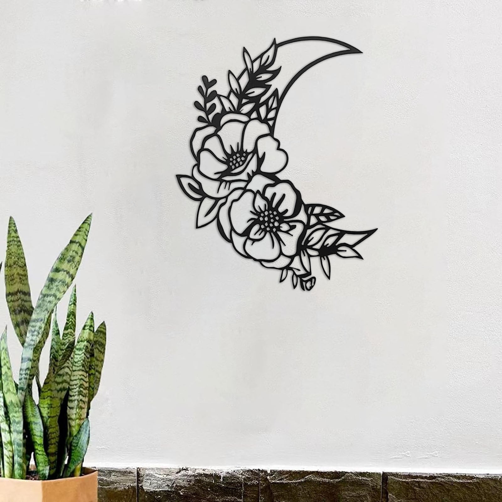 Black Metal Wall Large for Crafts Christmas Decorations Small Vintage