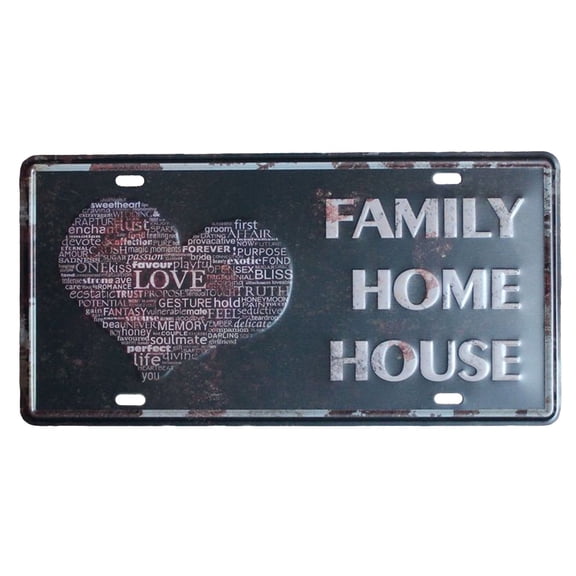 Black Metal Wall Sign with Positive Life Message - Distressed Finish - Easy Hanging - Perfect for Modern Farmhouse Decor - Black