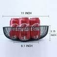 Black Metal Wire Bowl For Kitchen,Living Room,Office Large Decorative