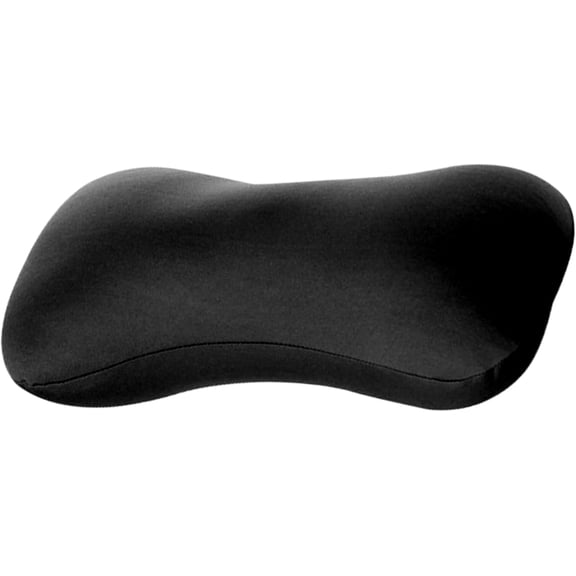 Black Microbead Bone Neck Pillow 15x7.9x2.4'' - Comfortable Soft Neck Support Pillow for Travel, Office, Car, Recliner & Sleeping Z