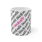 Black Midi - Logo - Ceramic Mug 11Oz - Indie Mug - Prog Rock - Mug - Bcnr