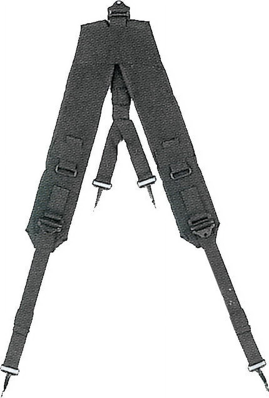 Black Adjustable Nylon Military Style Y LC-1 Suspenders