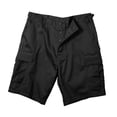 thumbnail image 1 of Black Military Style BDU  Cotton Rip-Stop Shorts, 1 of 3