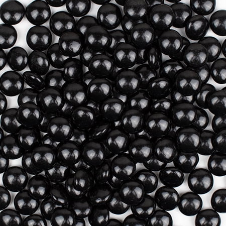 624ct Black Bulk Chocolate Coated Gems For Parties, Gifting, Baking And Candy Buffets (20oz)