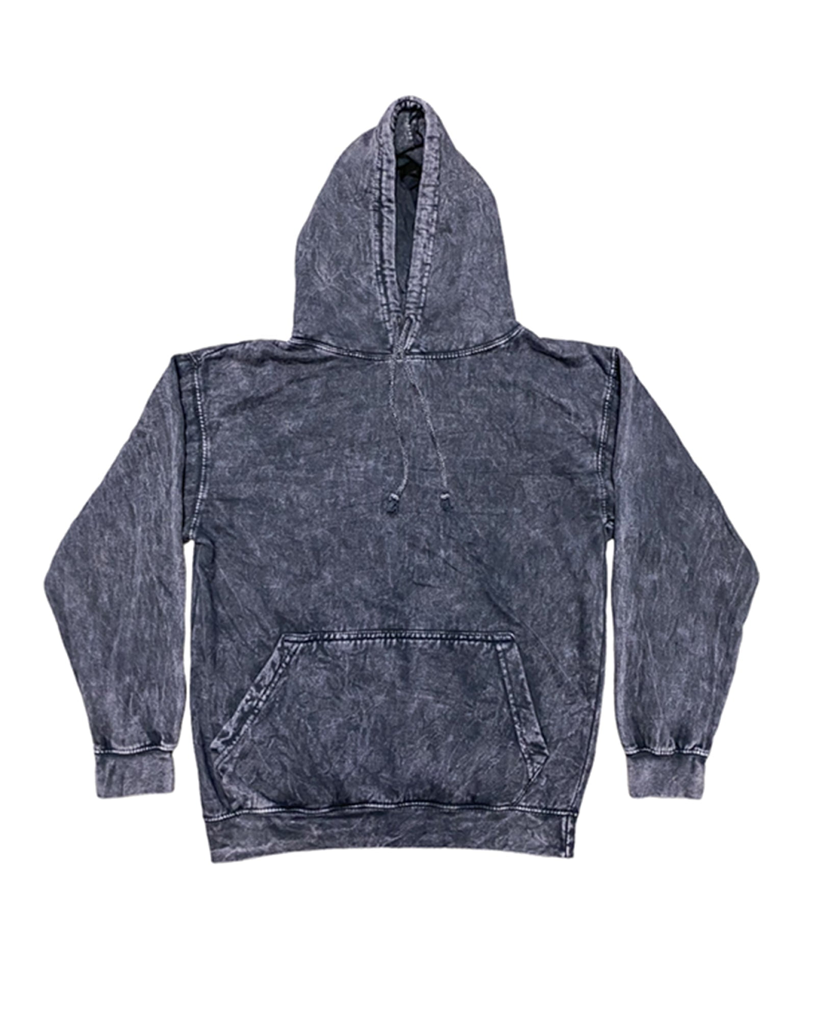 Fleece Mineral Wash Hoodie Grey *Limited* main image 1