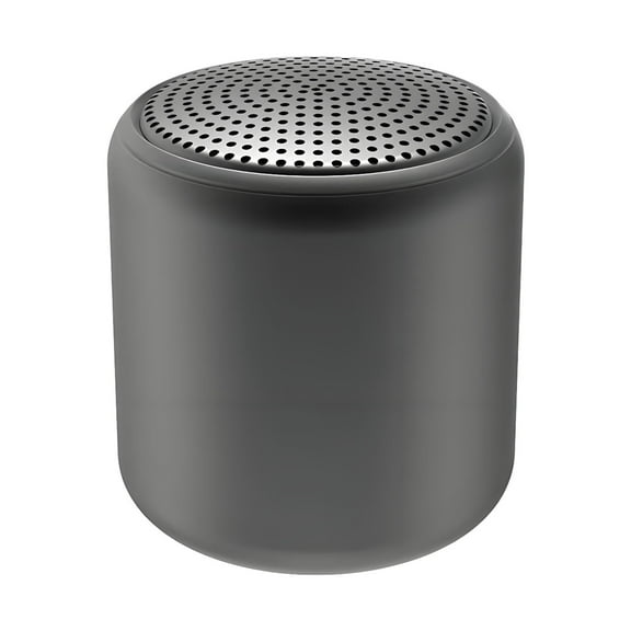 Black Mini Bluetooth Speaker High-Definition Sound Portable Subwoofer With Compact Design, Rechargeable Battery And Plastic Construction For Travel And Personal Use 1.77X1.77X1.97In