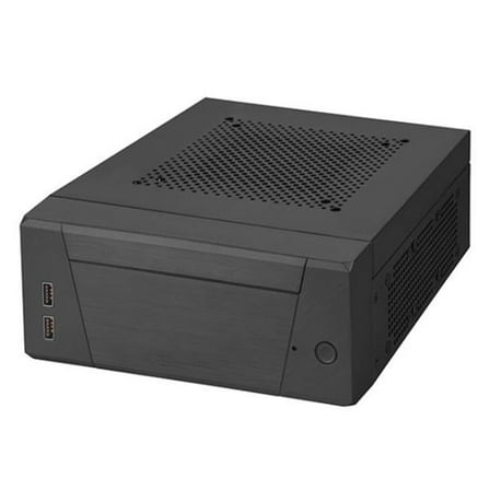 SilverStone Technology ML10B Milo 10 Super Compact & Modular Mini-ITX Chassis, Black
