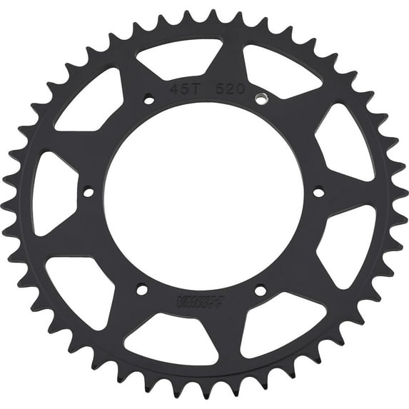 Black Mini Sprint Aluminum Sprocket, 45 Teeth