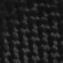 Black Minky Fabric, 60” Inches Wide – Sold by The Yard ()