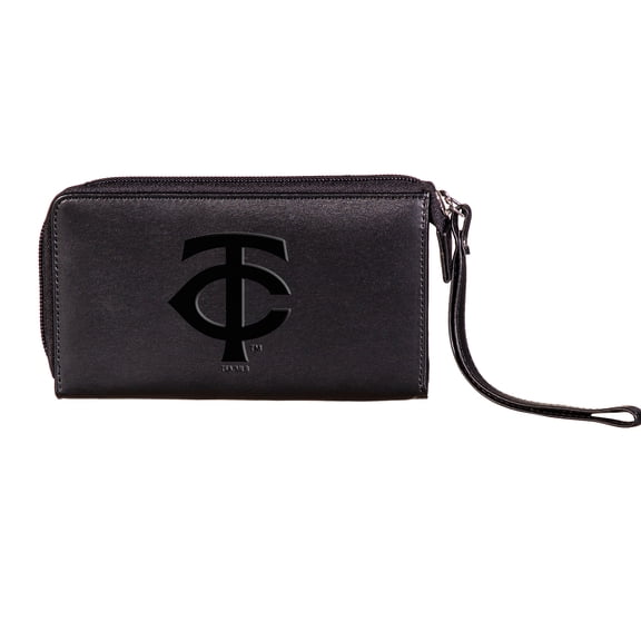 Black Minnesota Twins Cell Phone Wristlet Wallet