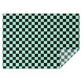 thumbnail image 1 of Black and Mint Green Checkerboard Pattern Rectangle Tablecloth 60"x84",Waterproof Polyester Rectangle Table Cloth, Wipeable Spillproof Polyester Tablecloth for Dining, Camping, Indoor and Outdoor, 1 of 5