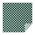 thumbnail image 1 of Black and Mint Green Checkerboard Pattern Square Tablecloth,Waterproof Square Table Cover,Wipeable Spillproof Washable Table Cover for Home Kitchen Party Decor 42"X42"(107x107cm), 1 of 6