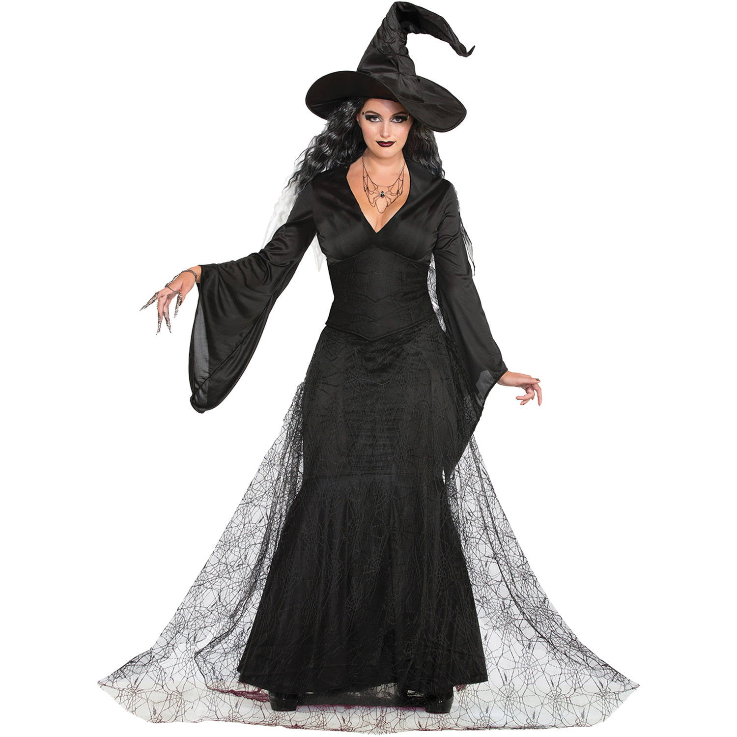 Black Mist Witch Women's Adult Halloween Costume - Walmart.com
