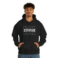 thumbnail image 1 of Black Mixed with Black Unisex Hoodie, S-5XL Black is Beautiful Black Pride, 1 of 5