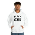 thumbnail image 1 of Black Mixed with Black Unisex Hoodie, S-5XL Black is Beautiful Black Pride, 1 of 5