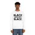 thumbnail image 1 of Black Mixed with Black Unisex Sweatshirt S-3XL Black is Beautiful Pride, 1 of 5