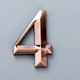 thumbnail image 1 of Black Modern House Numbers, Self-Adhesive Metal Address Numbers, Street and Door Signs, Easy Installation, Outdoor and Indoor Home Number Plates, 1 of 3