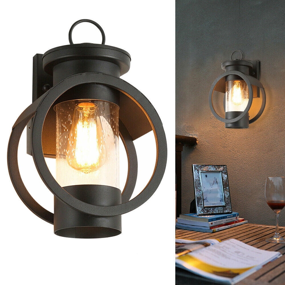 Black Modern Wall Light Porch Lamp Outdoor Lamp Home Sconce Lighting Fixture