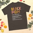 thumbnail image 1 of Black Mom Definition Juneteenth History Month Pride Graphic classic tee (Dark Chocolate, XL), 1 of 4