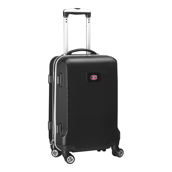 Black Montreal Canadiens 20" 8-Wheel Hardcase Spinner Carry-On