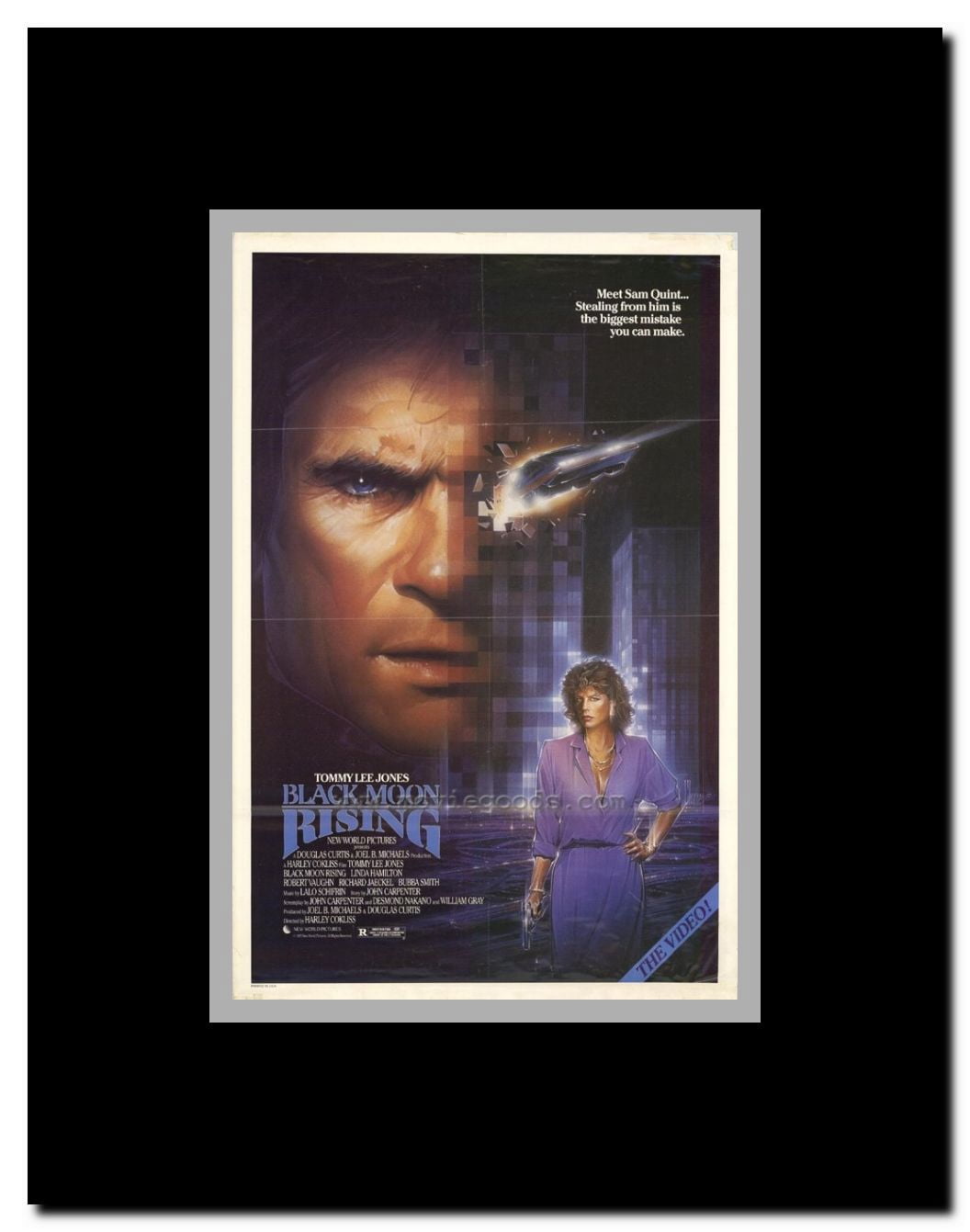 Black Moon Rising Framed Movie Poster