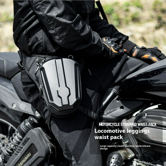 Black Motorcycle Bags with Large Capacity, Multi-function