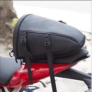 Black Motorcycle Bags with Waterproof Storage