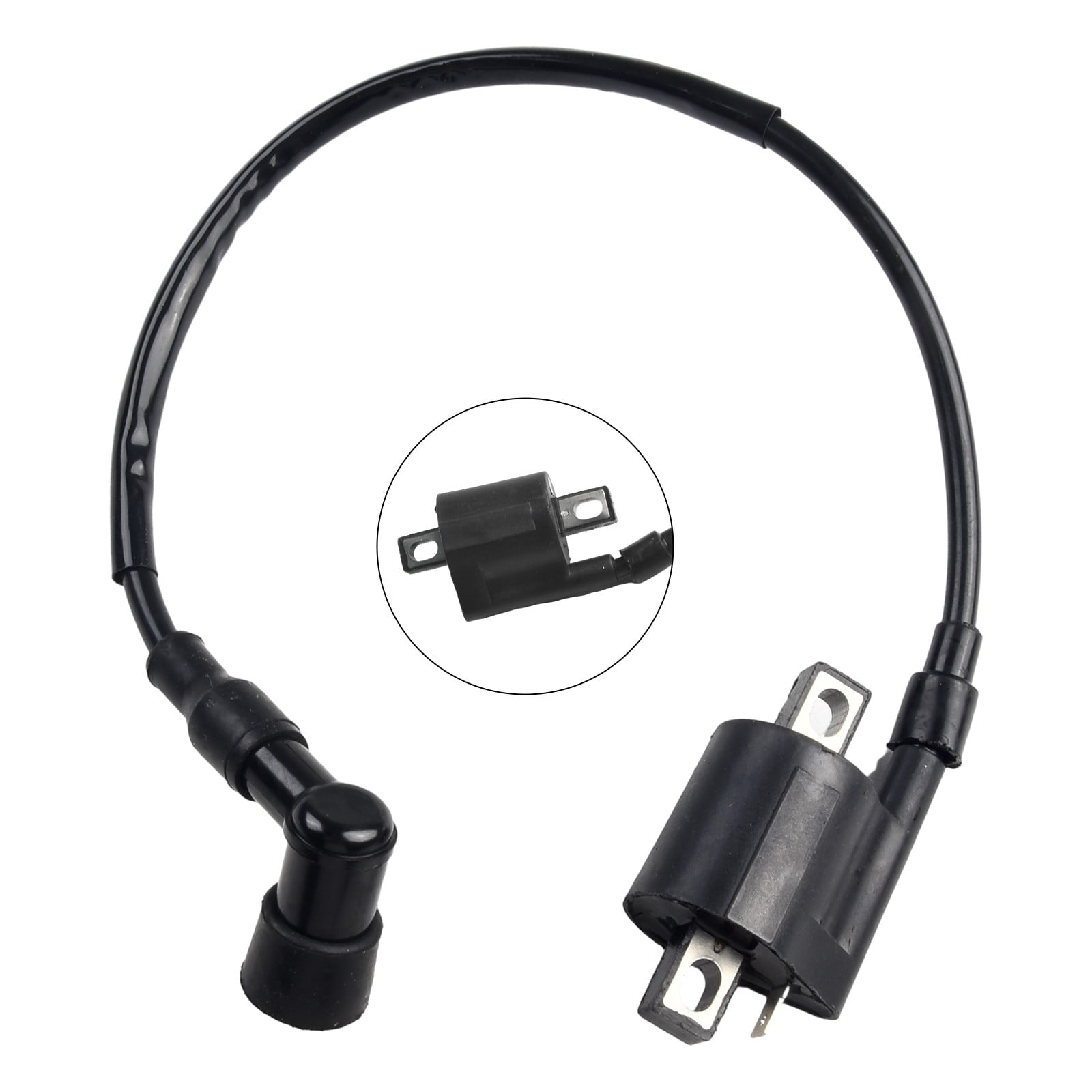 Black Motorcycle Ignition Coil For ATVs Scooters 50 70 110 125 150 200