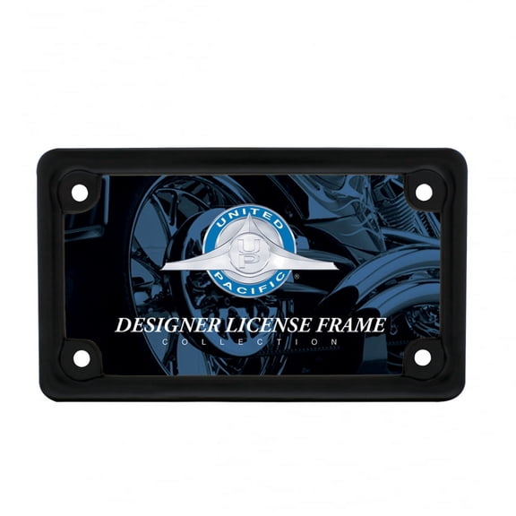 Black Motorcycle License Frame