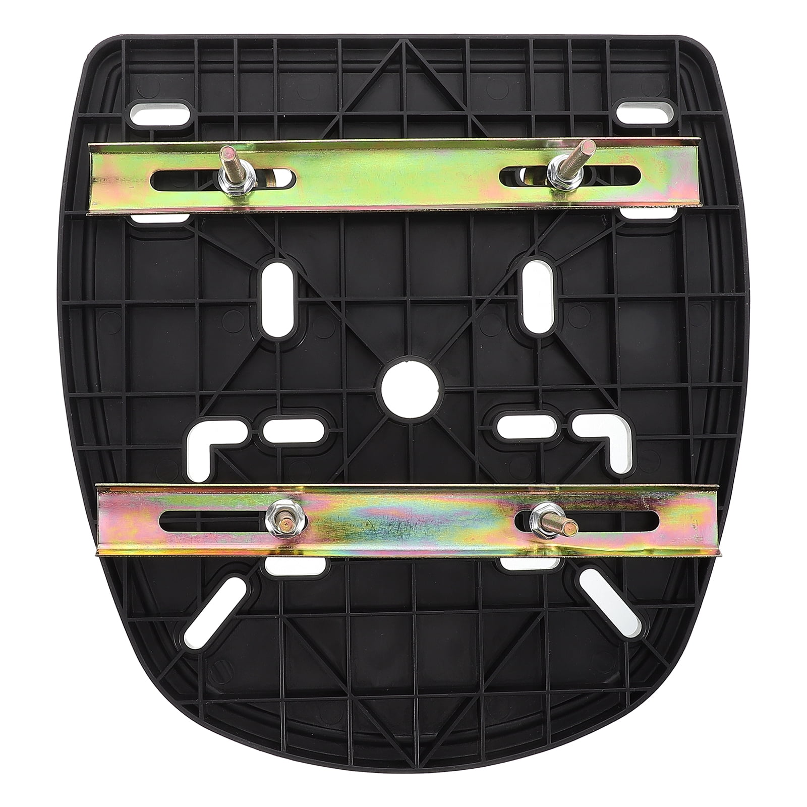 Black Motorcycle Rear Luggage Rack with Thickened Design and Antishake Strips for Daily Use Made