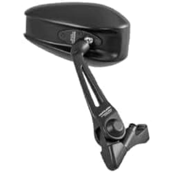 Black Motorcycle Rear View Mirror Universal Fit Sleek Design for All Bike Models Perfect for Safety and Style Enhancement