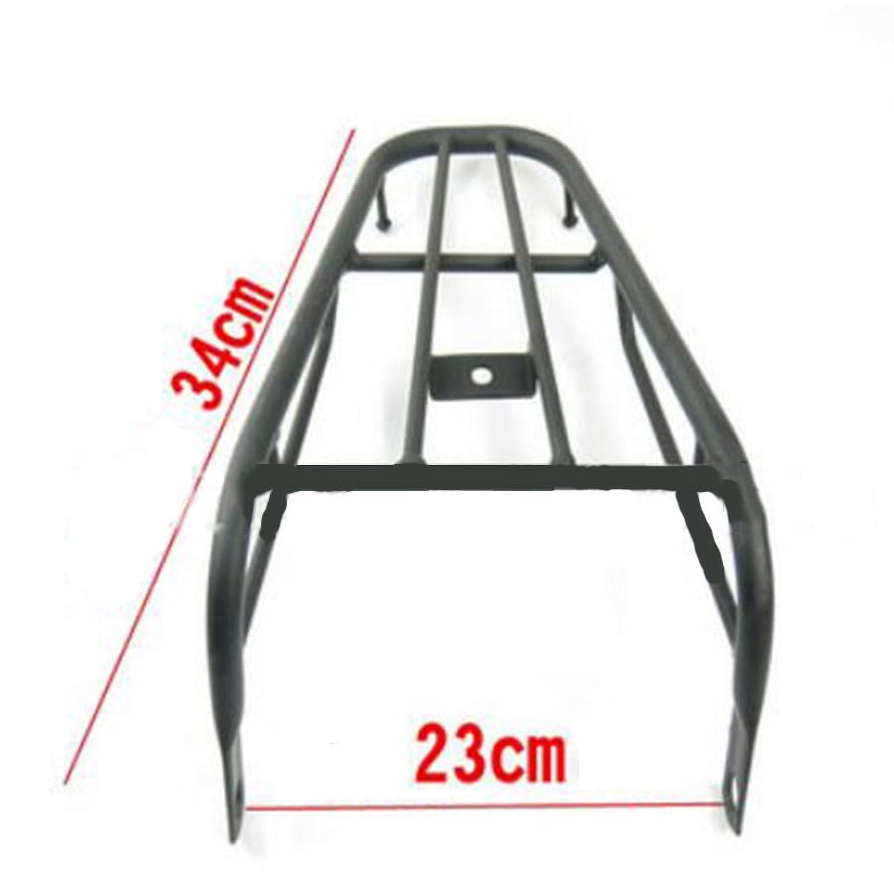 Black Motorcycle Refit Rear Luggage Rack Cargo Carrier Tail Holder ...