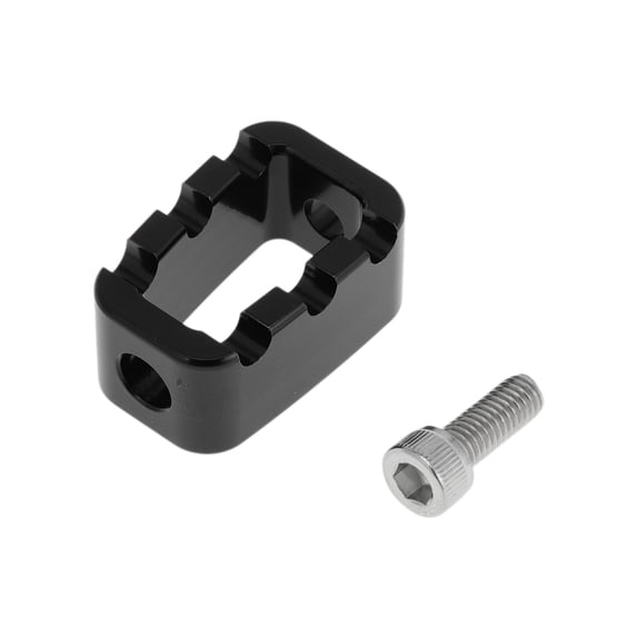 Black Motorcycle Shifter Footrests Pegs for HARLEY-DAVIDSON RA1250 2021-2024 Square Shift Foot Rests Peg Footboards Aluminum, Iron 1 Pc